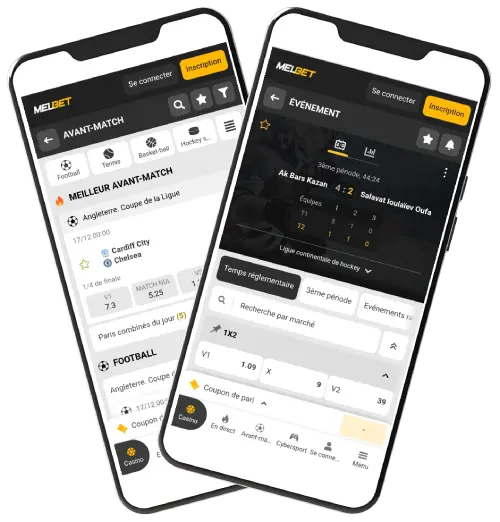 L'appli Melbet en version mobile